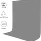 HIFFIN® 8x12 ft Blue|White|Gray Screen, Photography Backdrop Background with 2 Clip, Chromakey Panel for Photo Backdrop Video Studio, Muslin Background Screen
