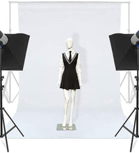 HIFFIN® White Backdrop Photo Backgound - 6X9 FT Photography Backdrop for Photoshoot White Background Screen for Video Recording Picture Shooting