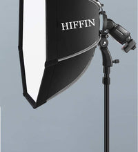 HIFFIN® 65cm Flash Speedlite Softbox Portable Outdoor Octagon Umbrella Softbox with 9 fit Light Stand for ptoto Studio