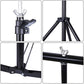 HIFFIN® White Screen Backdrop 6x10 ft with Stand  6x9FT Photography Backdrop with 1PC 6.5FT T-Shape Backdrop Stands, 2PCs Spring Clamps, 1PCs Carry Bag