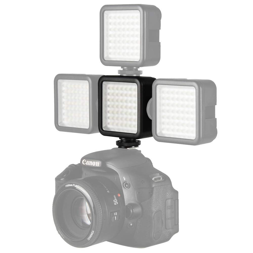 HIFFIN® Camera Shoe Pro 1/4" Mount Adapter for Tripod Screw to led Light Hotshoe