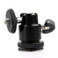 Hiffin 1/4"" Black Ball Head Bracket/Holder/Mount for Camera Tripod Hot Shoe Adapter