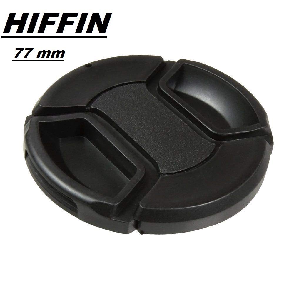 HIFFIN® 77 MM Snap-On Front Lens Cap/Cover for Canon, Nikon, Sony, Pentax All DSLR Lenses