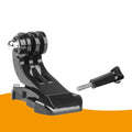 HIFFIN® J Hook Buckle Mount for Vertical Surface, Compatible for All GoPro Max/GoPro Hero 8 7 6 5 4 3+ 3 HD and Other Camera - Black