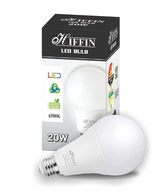 HIFFIN® Super Bright Light Bulb 20 Watt Equivalent A21 LED Light Bulb, White 3000K, 2200 High LED Bulb, E27 Base, Non-Dimmable