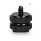 HIFFIN® Camera Shoe Pro 1/4" Mount Adapter for Tripod Screw to led Light Hotshoe