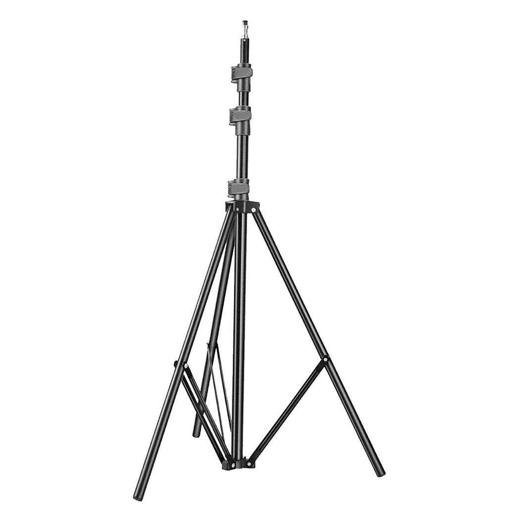 HIFFIN® Extra-Heavy-Duty 14 feet Light Stand - Portable & Foldable Stands for Ring Light, Flash, Reflector, Diffuser, Professional Photo & Video Studio Shooting