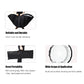 HIFFIN® 120cm Deep Parabolic Soft Box with Bowens Mount Adapter Ring for Aperture (Black)