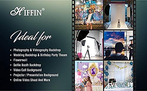 HIFFIN® Lighting Kit Adjustable Max Size 8x14ft Background Support System 1 Green Color Backdrop Fabric Photo Studio Softbox Sets Continuous Umbrella...