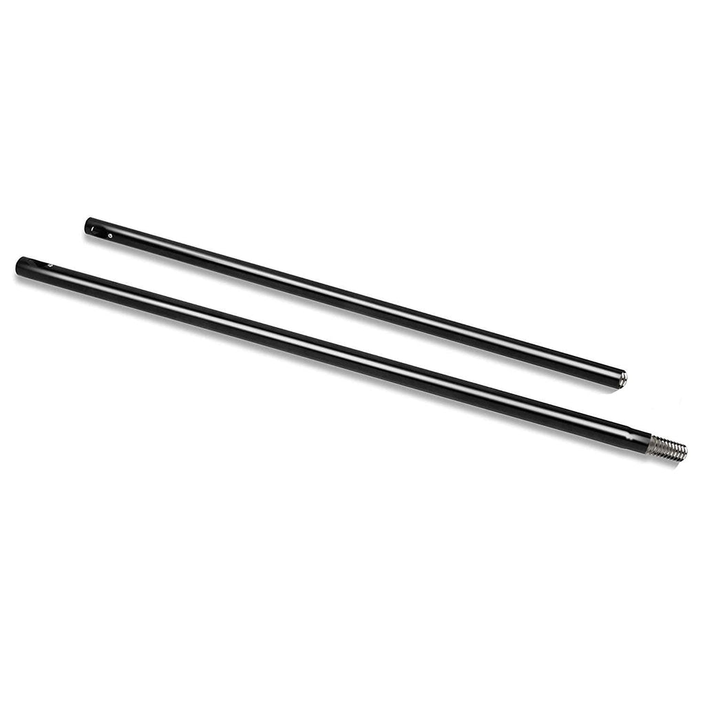 HIFFIN® Curtain Rods with Conversion Adapter Convert The Light Stand into a Background System 3 Feet Each Rod 3 Pcs Set (Curtain Rods with Conversion Adapter)