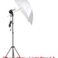 HIFFIN® 20W Bulb Branded E27 Double Light Socket Swivel Mount & Umbrella Holder for Photography, Film, & Video Studio