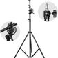 HIFFIN® Maximizer Pro 10ft Two Way Adjustable Photo Studio Light Stand with 6.2ft/190cm Boom Arm and Sandbag, Aluminum Alloy Rotable Tripod for Studio Outdoor Photography Portrait Video