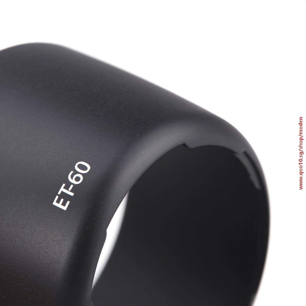 HIFFIN® ET-60 Lens Hood for Canon 55-250 EF75-300III, Camera for Canon EF75-300MM F/4-5.6 III EF-S 55-250MM F/4-5.6 is ET - 60 Lens Hood for Canon EF75-300 USM/EF - S 55-250MM