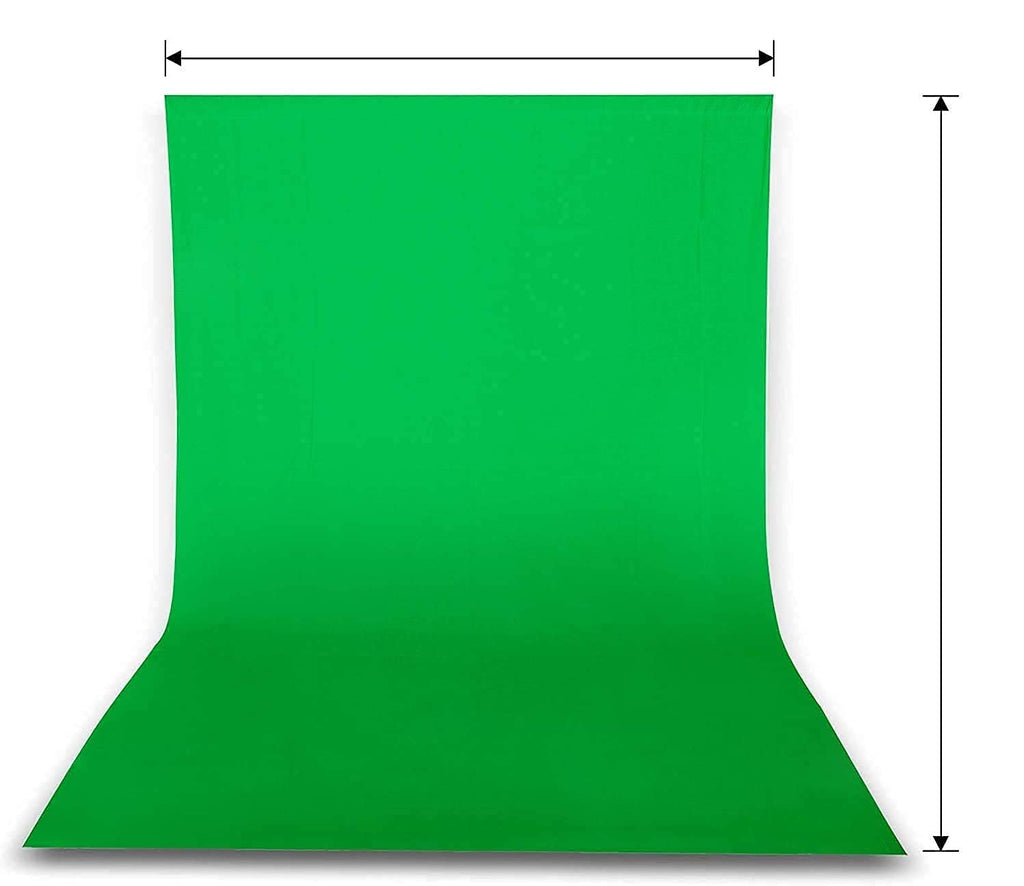 HIFFIN Green Backdrop Background 6x9 Ft for Studio - Camera Accessory Green Background