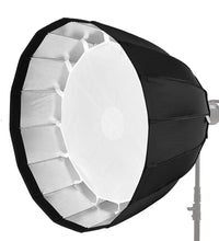 HIFFIN® 120cm Deep Parabolic Soft Box with Bowens Mount Adapter Ring for Aperture (Black)