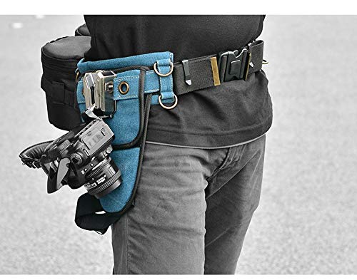 HIFFIN® Camera waist belt buckle UDK-11D WITH METAL BUTTON ,QUICK RELEASE PLATE COLOUR (BLACK)