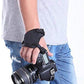 Hiffin PU Leather Soft Camera Hand Grip/Wrist Strap for Canon Nikon Sony SLR DSLR (Black)