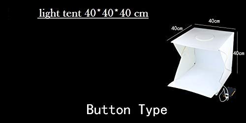 HIFFIN® 40cm Led Light Mini Photo Studio Tabletop Shooting Light Box Softbox Tent Lightbox Soft Box Accessories Backdrops Lightbox
