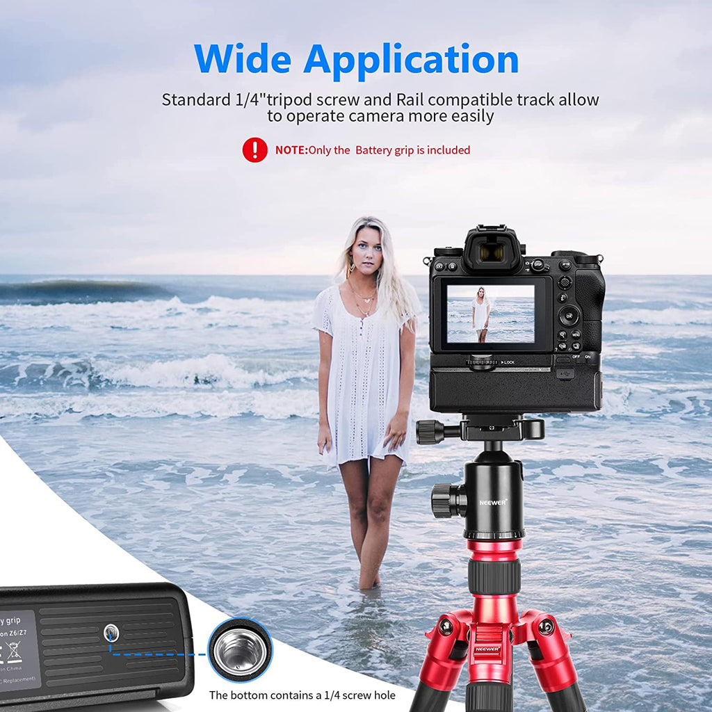 HIFFIN Camera Battery Grip Compatible with Nikon Z6 Z7 Camera, Support Vertical Shooting, Works with 1 or 2 EN-EL15b/EL15 Rechargeable Li-ion Batteries (Battery Not Included)