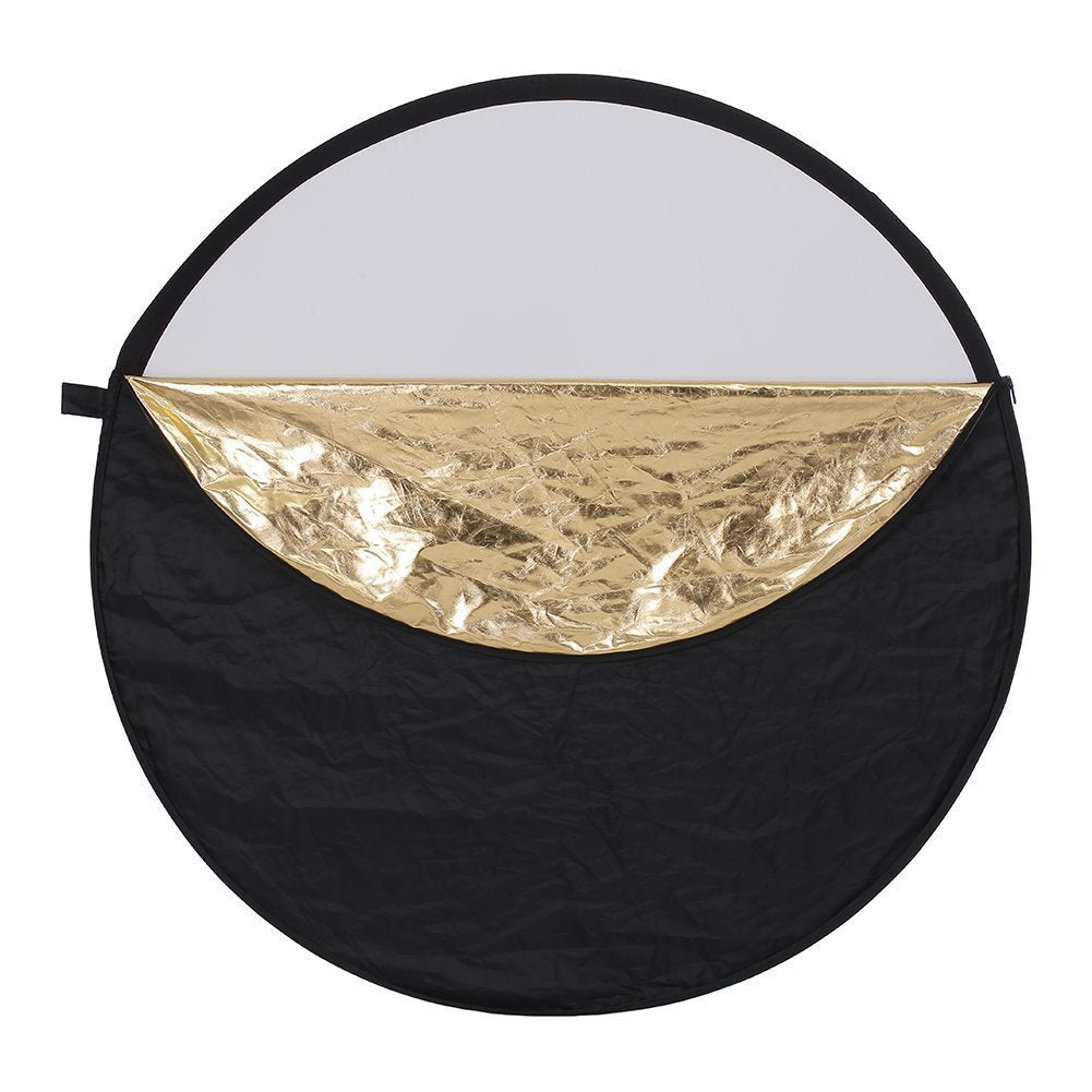 HIFFIN® Special Quality Reflector 32-inch / 80 cm 5 in 1 Photography Camera Reflector Collapsible Multi-Disc Light with Bag - Translucent, Silver, Gold, White and Black