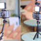 Ulanzi ST-07 Vlogging Kit,VL-49 Led Light | MT-08 Extension Vlog Tripod Stand Handle Grip