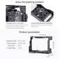 HIFFIN® UURig C-A73 A7 III Camera Cage for Sony A7 Series A7R III/A7 III, Top Cold Shoe Microphone Light Mount/Arri Hole Extension, Stable Vlogging Video, Arca Swiss Quick Release Plate