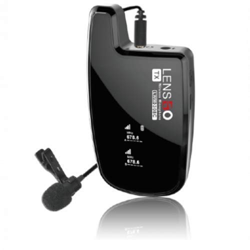 LENSGO LWM-308C Mini Wireless Lavalier set of 2 Microphone with 1 reciver and 1 transmitter for DSLR Camera Smartphones Gimbal Video Vlog Interview Clip-on Lapel Mic