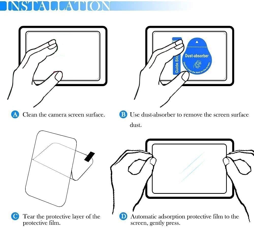 Hiffin LCD Screen Protector Clear Tempered Glass Film Camera LCD Screen Protector Guard 6 Layer (LCD PLAIN NIKON Z6/Z7/S1/S1II)