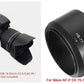 HIFFIN® Lens Hood HB-N106 And HB-77 For Nikon af-9 18-55mm & Nikon 70-300mm Lens D3500, D3400, D5600 Kit (Bayonet Type Lens Hood HB-N 106 And HB-77 Lens Hood Combo)