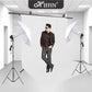 HIFFIN® White Screen Backdrop 8x12 ft with 9 ft Stand - 3 Packs 6x9 ft Photography Backdrop with 2 Pcs Spring Clamps, 1PCs Carry Bag (T Shape Kit C2 C1 W & Double Holder Kit M2)