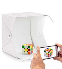 HIFFIN® Foldable Lightbox 23 cm Portable Light Room Photo Studio Photography Backdrop Mini Cube Box Lighting Tent Kit 22.6 * 23 * 24cm