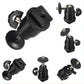 Hiffin 1/4"" Black Ball Head Bracket/Holder/Mount for Camera Tripod Hot Shoe Adapter
