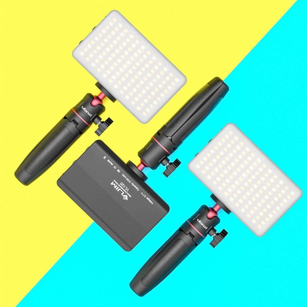 ULANZI MT-08 Mini Smartphone Selfie Stick Tripod for iPhone, Camera Extendable Handle Grip Vlog Pole for Sony