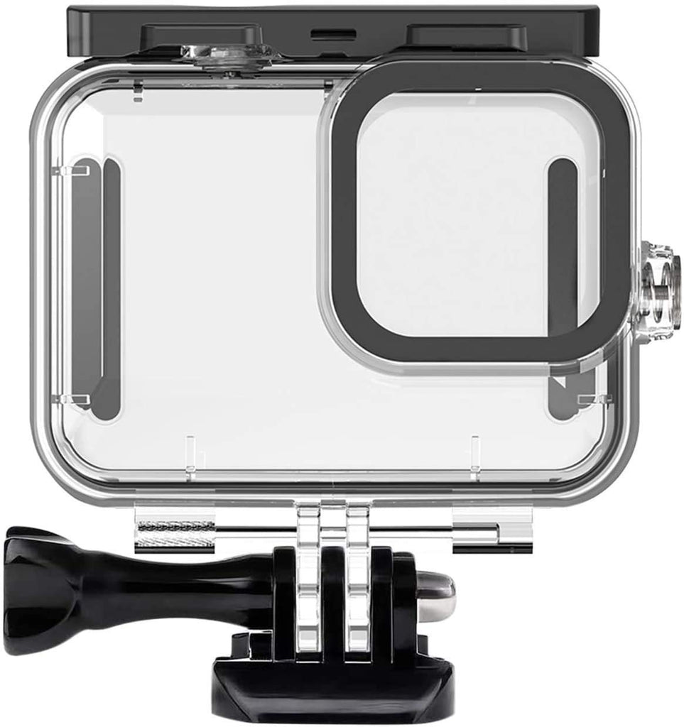 HIFFIN® Accessories Kit for Go Pro Hero 9 Black with Protective Housing + Ultra Clear Tempered Glass Screen Protector + Lens Protector + HD Front...