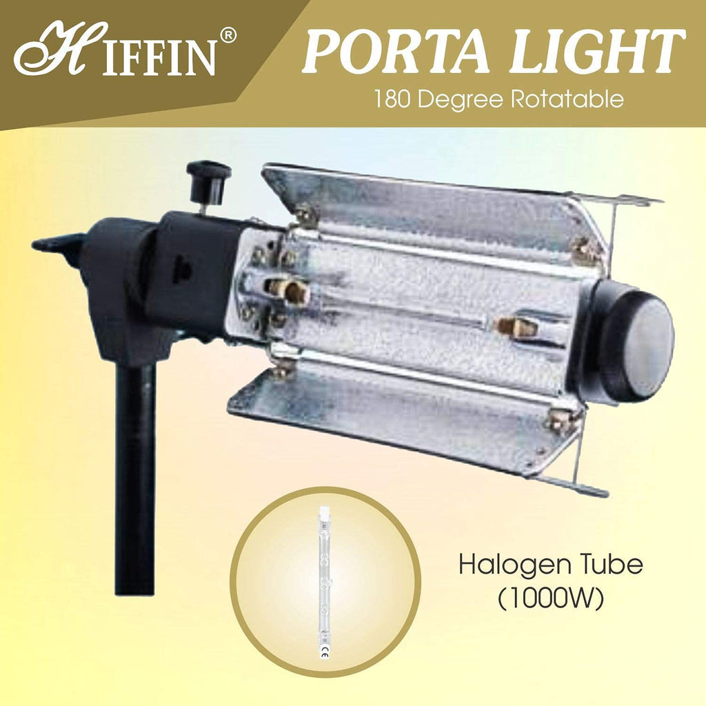 HIFFIN® Porta Kit Mark III with Boom of 9 feet Light Stands, Porta Lights, Umbrellas for Video & Still Photography Lighting (Porta Light kit Mark III)