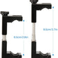 Ulanzi ST-02 Metal Phone Tripod Mount with Hot Shoe Mount Smartphone Video Rig Tripod Mount Adapter.