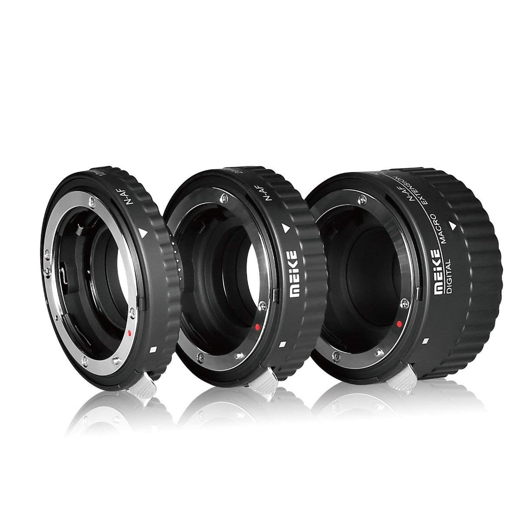 MEIKE MK-N-AF1-A Macro Electronic Mount Auto Foucs Macro Metal Extension Tube Adapter For Nikon DSLR Camera D80 D90 D300 D300SD800 D3100 D3200 D5000 D51000...