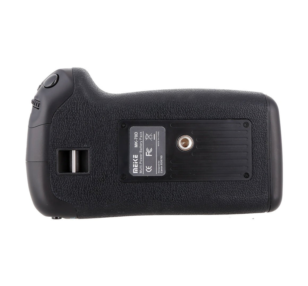Meike MK-70D BG-E14 Vertical Battery Grip Holder for Canon EOS 70D 80D Cameras