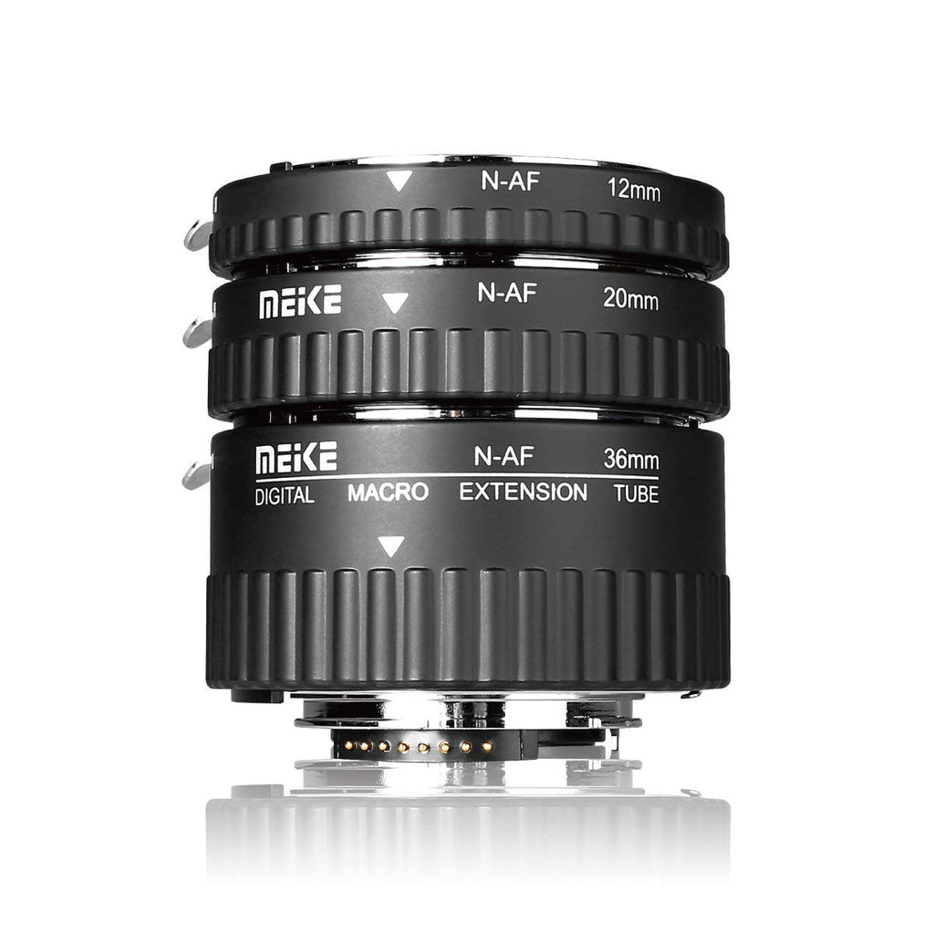 MEIKE MK-N-AF1-A Macro Electronic Mount Auto Foucs Macro Metal Extension Tube Adapter For Nikon DSLR Camera D80 D90 D300 D300SD800 D3100 D3200 D5000 D51000...
