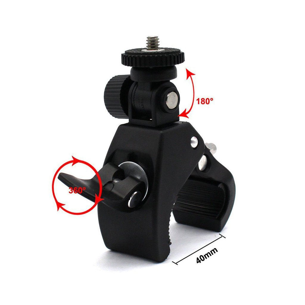 Hiffin Universal Handlebar Mount Tripod for DSLR SLR DV Camera for Motorcycle Bike Bicycle