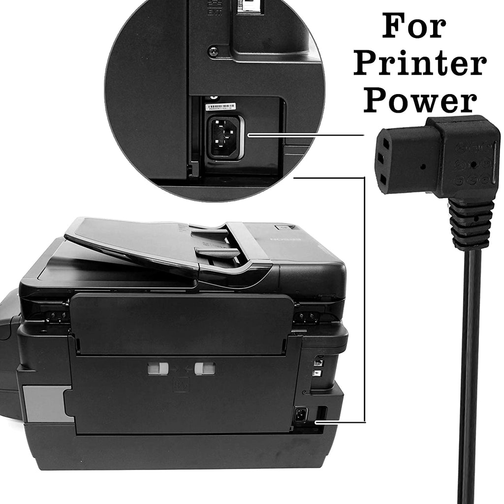 HIFFIN® 15 Meter 250 Volts 3 Pin Laptop Power Cable Cord Charger Adapter with Box Package - Black