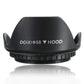 HIFFIN 58mm Flower Lens Hood Screw Mount for Canon Nikon Sony Olympus Pentax & All Other Digital SLR Cameras (58mm Flower Lens Hood)