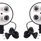 Hiffin Brand 4 in 1 E27 Photo Studio Bulb Holder Base Socket Lamp Bulb Holder Adapter for Photo Video Studio Soft Box Video Light - Black(Pack of 2 PCS)