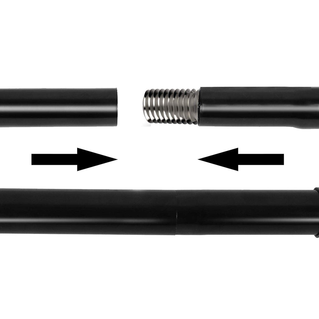 HIFFIN® Curtain Rods with Conversion Adapter Convert The Light Stand into a Background System 3 Feet Each Rod 3 Pcs Set (Curtain Rods with Conversion Adapter)