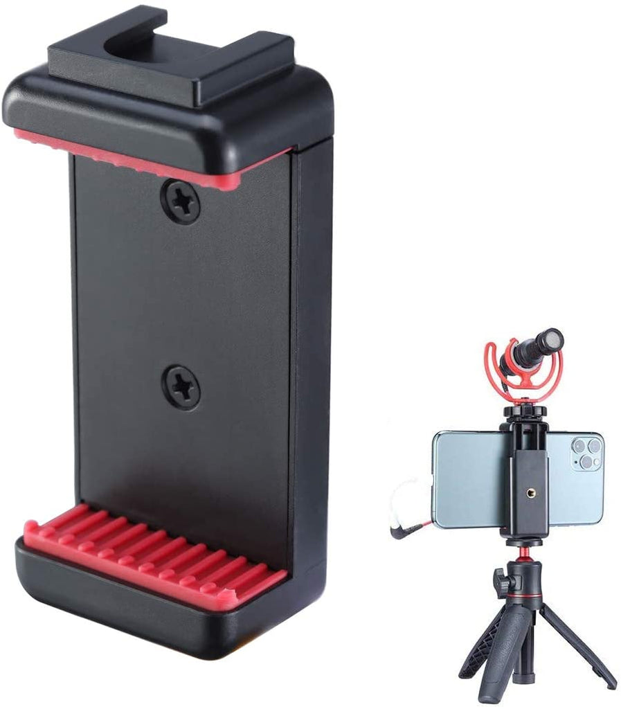 ULANZI ST-07 Phone Tripod Mount with Cold Shoe Mount for Microphone LED Video Light 1/4'' Tripod Screw for All Smartphone Vlog Vlogging