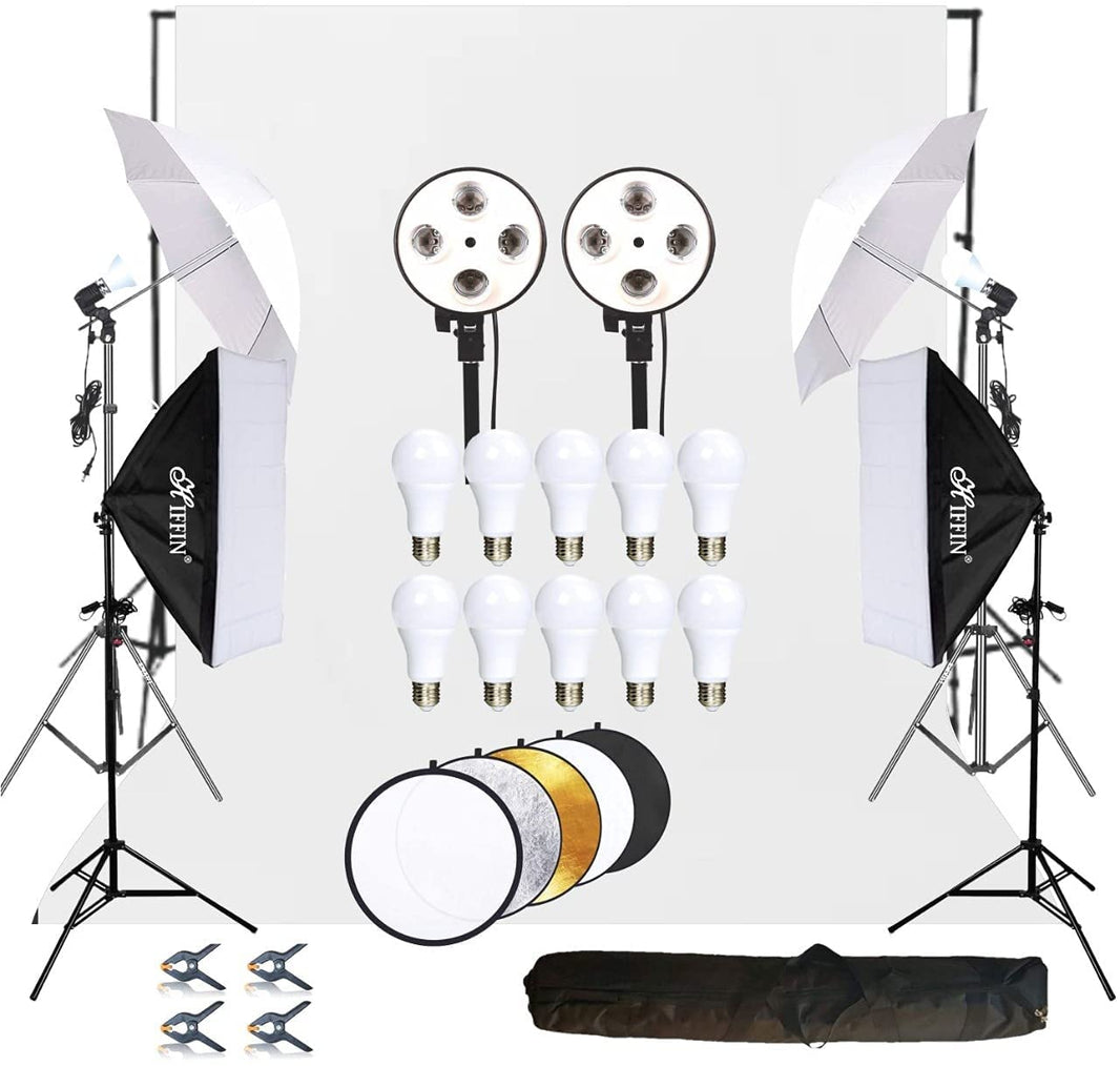 Led Softbox Set Best Softbox Lighting Kit – HIFFIN