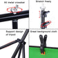 HIFFIN® Black Screen Backdrop 6x10 ft with Stand 6x9FT Photography Backdrop with 1PC 6.5FT T-Shape Backdrop Stands, 4PCs Spring Clamps, 1PCs Carry Bag