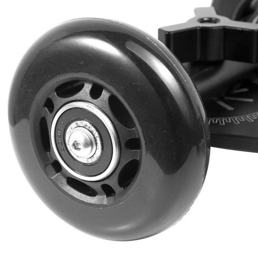 HIFFIN® New Black DSLR Skater Wheel Camera Truck Top Dolly Kit + 7inch Articulate Magic Arm
