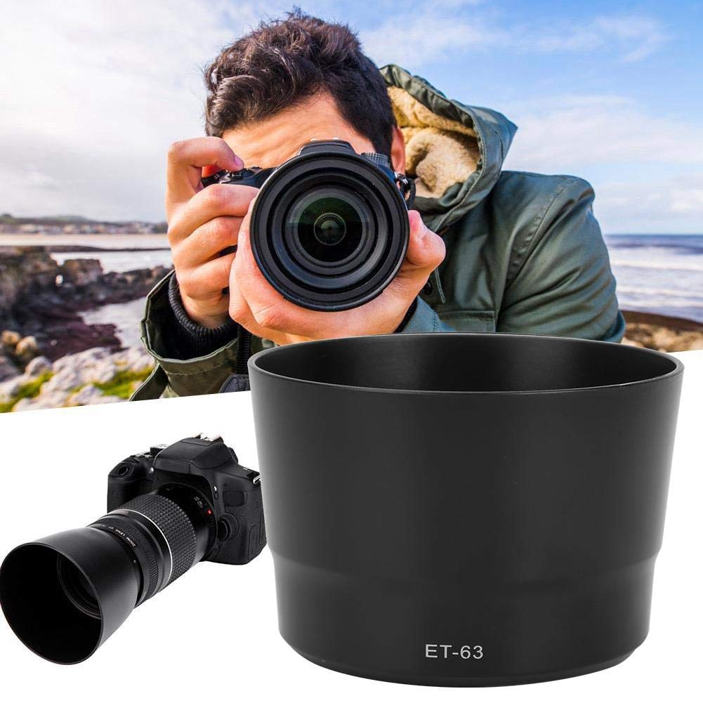HIFFIN® Lens Hood for Canon ET-63 Lens Hood for EF-S 55-250mm f/4-5.6 is STM Lens