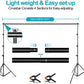 HIFFIN® PRO Quadlux Mark II Soft Led Still & 8.5 x 10 ft Background Support System Kit Video Light Softbox with AC Power, YouTube Shooting,...